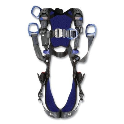 Arnés de seguridad ExoFit™ X300 Comfort para escalada y posicionamiento en petróleo y gas, anillas en D traseras, laterales, delanteras y traseras, L, cierre automático QC/Rev/Lengüeta