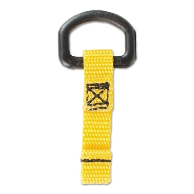 D-ring accessory, 1500008, 1 inch wide x 3.50 inches long, braided nylon, yellow
