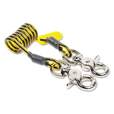 Amarres en espiral Trigger2Trigger, 1,75 pulgadas, mosquetón, capacidad de 5 lb.