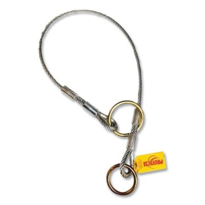Adaptador de amarre de cables PROTECTA®, 4 pies de largo, acero galvanizado