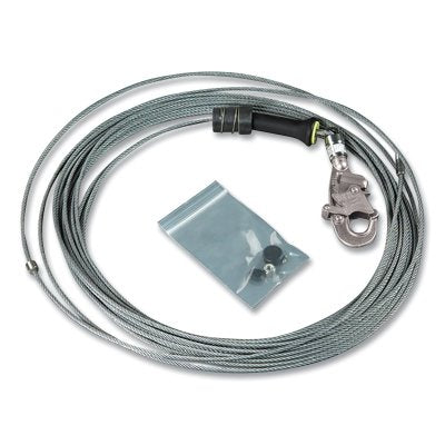 Conjuntos de cables DBI-SALA® Sealed-Blok™ con gancho, cable de acero inoxidable, 130 pies de largo, gancho giratorio a presión