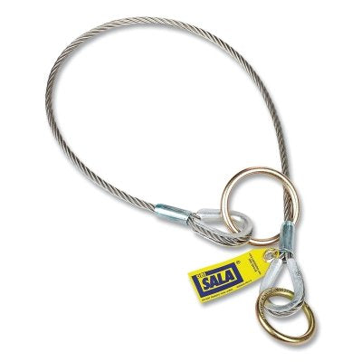Adaptador de amarre de cables DBI-SALA®, 3 pies de largo, 3/8 pulg. de diámetro, acero inoxidable