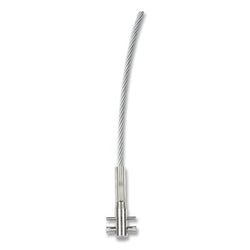 Cable prensado Lad-Saf™, acero galvanizado, 3/8 pulg. de ancho, 70 pies de largo, 1 x 7 hebras de cable