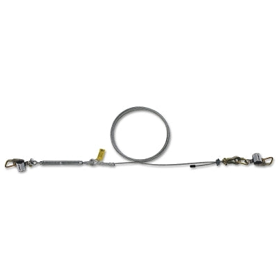 SecuraSpan™ HLL Lifeline Assembly, Multi-Span Horizontal Lifeline for Props, 140 ft