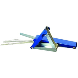 Standard tip cleaner set, 13 steel cleaners, includes aluminum and stainless steel case/file