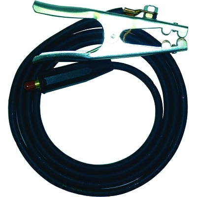 Cable de tierra TIG con abrazadera, para todas las máquinas con terminales de perno, 15 pies