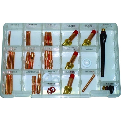 Kit de accesorios TIG Master, MAK-2S, utilizado en antorchas de las series 17, 18 y 26