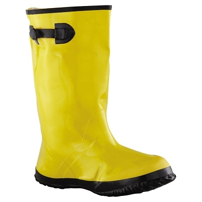 Slush Boot, 17-inch overshoe, size 12, rubber, high-visibility yellow