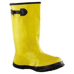 Slush Boot, 17-inch overshoe, size 9, rubber, high-visibility yellow