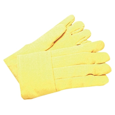 Guantes de Kevlar® con forro de lana para altas temperaturas, grandes, amarillos