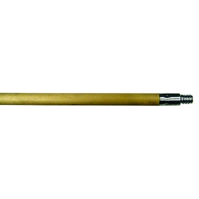 Mango de escoba de madera, madera dura con punta de metal, 60 pulgadas x 15/16 pulgadas de diámetro