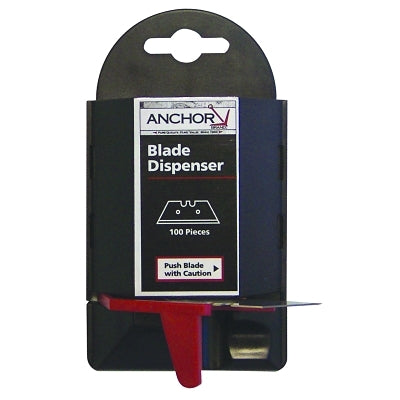 Contenedor dispensador de cuchillas, 5,5 pulgadas de largo, acero