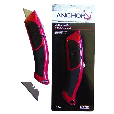 Navaja multiusos de carga automática, hoja de acero, 10 hojas
