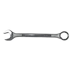 Giant combination wrench, 2-1/8" opening, 24" long, 12 points, chrome nickel plated finish
