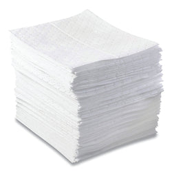 Almohadilla absorbente de aceite, de alto gramaje, absorbe 20,5 galones, 15 x 17 pulgadas, 100 hojas