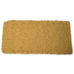 Esterilla de coco, 76 cm de ancho x 122 cm de largo, fibras densamente tejidas, color tostado natural