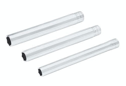 Juego de dados largos Flank Drive® métricos de 6 puntas y cuadro de 1/4" de 3 piezas (8, 10 y 11 mm)