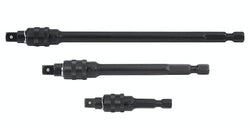 Juego de adaptadores de corriente con bloqueo de 3 piezas (2-6")