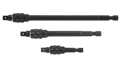 Juego de adaptadores de corriente con bloqueo de 3 piezas (2-6")