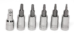 Juego de extensión y dados de punta a prueba de manipulaciones TORX Plus® de 6 piezas (8IP, 10IP, 15IP, 20IP, 25IP)