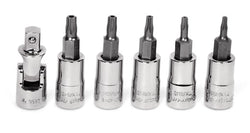 Juego de juntas universales y puntas a prueba de manipulaciones TORX® de 6 piezas