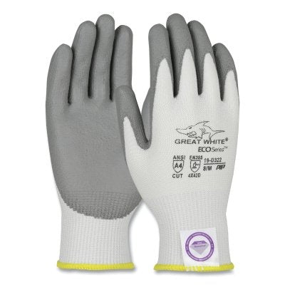 Guantes Great White® Eco Series™ Dyneema® Diamond Blend, grises, extra grandes