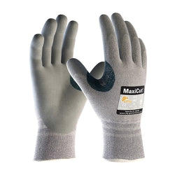 Guantes de punto sin costuras MaxiCut de Dyneema/hilo de ingeniería, extragrandes, grises