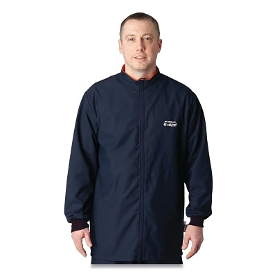 Chaqueta ultraligera AF/FR, XL, DuPont Protera/Westex Ultrasoft, azul marino/naranja