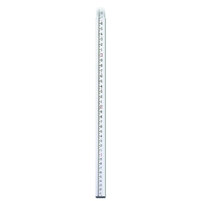 Fiberglass leveling rod, telescopic, 25 feet, 6 sections, 8 sections