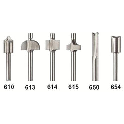 SET OF 6 RILLING MACHINE DRILL BITS