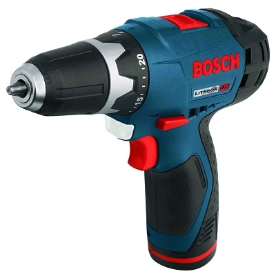 Litheon 12V Max Cordless Drill/Driver, 3/8" Chuck, 350 RPM, 265 in lb Torque