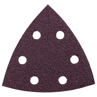 Oscillating Tool Attachment, Detail Sanding Triangle, 3-3/4 Inch, 180 Grit, Red, 5 Pack