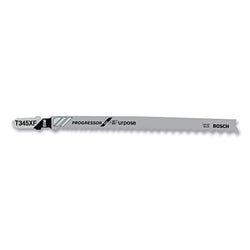 Multipurpose jigsaw blade with T-shank, 5-1/4 in, 5 to 10 teeth per inch, bi-metal, progressive tooth spacing