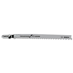 Progressor Series T-Shank Jigsaw Blade for Nailed Wood, 5 1/4" x 0.39", 5/10 TPI