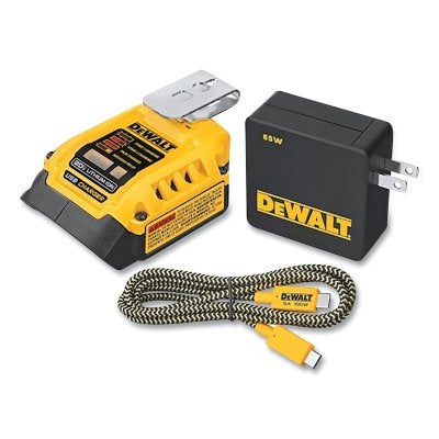 USB charging kit, 3.28 ft cable, yellow
