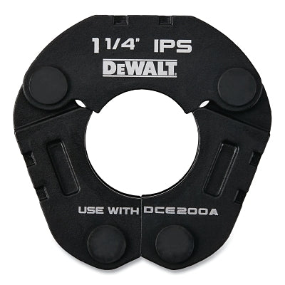 Anillo de prensa IPS compacto de 1-1/2 pulg. para tubería de acero al carbono, acabado galvanizado negro
