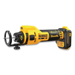 20V MAX* XR® Brushless Drywall Cutting Tool, 1/8 in. to 5/32 in. and 1/4 in. sizes, includes belt clip