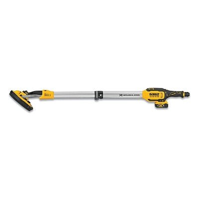 Kit de lijadora inalámbrica para paneles de yeso, 9 pulgadas de diámetro, 1200 rpm, 47,94 pulgadas de largo