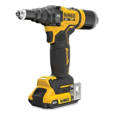 Herramienta remachadora inalámbrica sin escobillas XR® de 20 V MAX*, diámetro de remache ciego de 3/32 pulg. a 1/8 pulg. a 5/32 pulg. y 3/16 pulg.