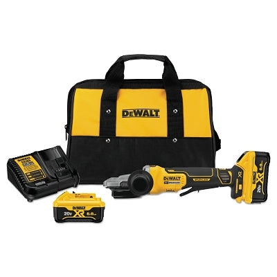 20V MAX* XR® Brushless Small Angle Grinder with RECOIL BRAKE™, 4-1/2 in. Diameter, 9000 RPM, Non-Locking Paddle Switch, Tool Only