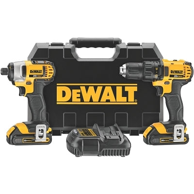 20V MAX Cordless Combo Kit*: DCD780 1/2 in. Drill/Driver; DCF885 1/4 in. Impact Driver