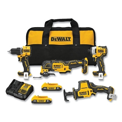 Kit combinado de 4 herramientas sin escobillas ATOMIC™ 20V MAX*, 20 V