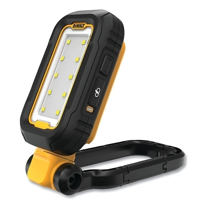 Luz de trabajo LED recargable, 1000 lúmenes, amarilla, de plástico