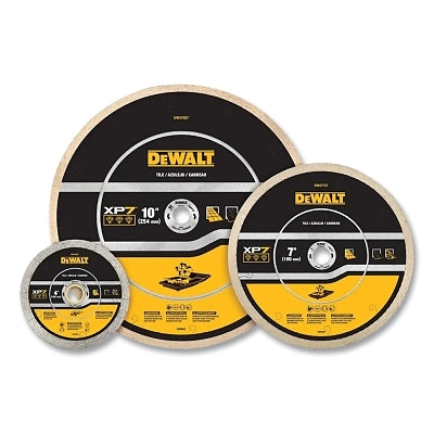 XP7 Diamond Tile Blade, 10 Inch Diameter, 0.625 Inch Shaft, 6000 RPM