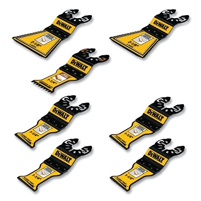 Assorted pack of oscillating blades, 3 pieces, general purpose