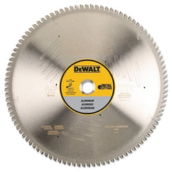 Saw blade for cutting aluminum, 1 in. shaft, 100 teeth, 14 in. diameter, 4000 RPM