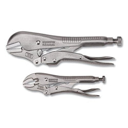 Locking pliers set, 2 pieces, 7 WR/10R, 7 in. overall length/10 in. overall length