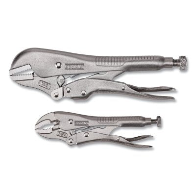 Locking pliers set, 2 pieces, 7 WR/10R, 7 in. overall length/10 in. overall length