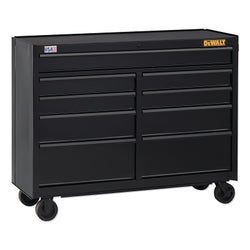Gabinete de herramientas con ruedas serie 700, 26" de ancho, 6 cajones, negro