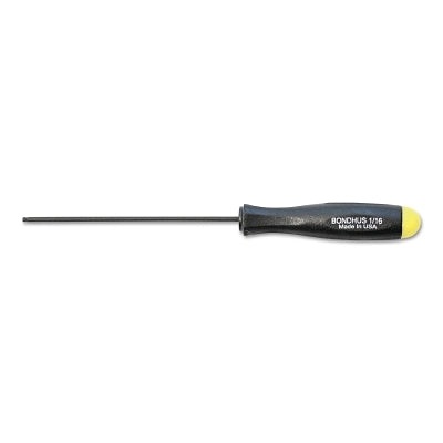 Destornilladores hexagonales Balldriver, 1/8 pulg., 6,6 pulg. de largo